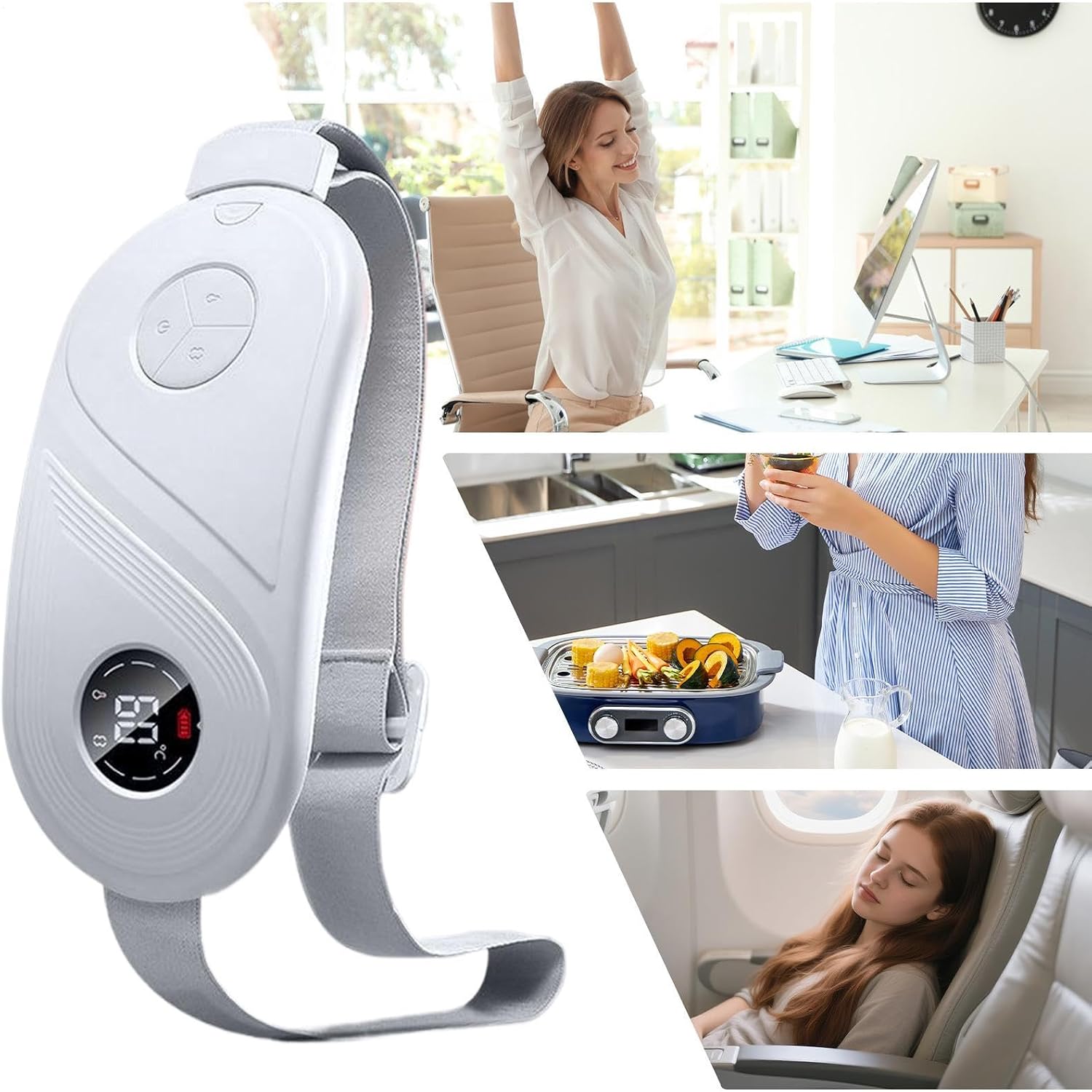 خرید ماساژور گرم کننده قاعدگی گرین لاین | مدل GNMHTMSSRWH