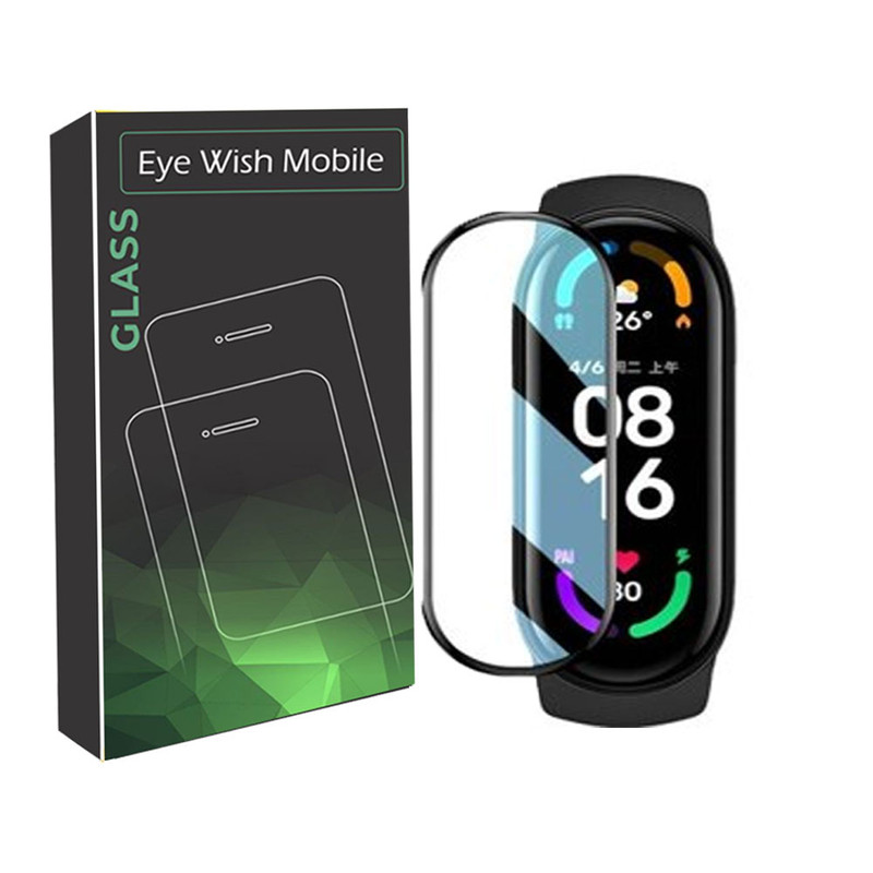 خرید محافظ صفحه نمایش آی ویش مدل pmma مناسب برای ساعت هوشمند شیائومی Mi Band 6 با کیفیت عالی از EYEWISH