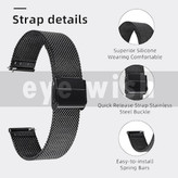بند آی ویش مدل میلانس مناسب برای ساعت هوشمند سامسونگ galaxy watch 4/5/6 سایز 40/43/44/46/47