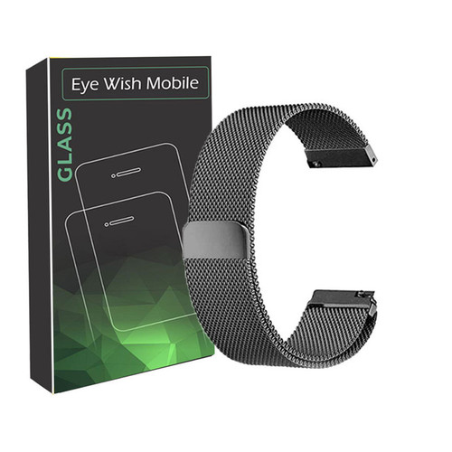 خرید بند آی ویش مدل MILANSE مناسب برای ساعت هوشمند هپی تاچ K59 / K59 PRO / K59 ULTRA با کیفیت عالی از EYEWISH