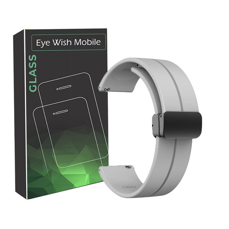 خرید بند آی ویش مدل مگنتی مناسب برای ساعت هوشمند سامسونگ GALAXY WATCH 4 / 5 / 6 سایز 40 / 43 / 44 / 45 / 46 / 47 میلی متر با کیفیت عالی از EYEWISH