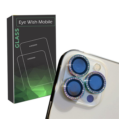 خرید محافظ لنز دوربین آی ویش مدل نگین دار مناسب برای گوشی موبایل اپل Iphone 13 Pro / 13 Promax با کیفیت عالی از EYEWISH