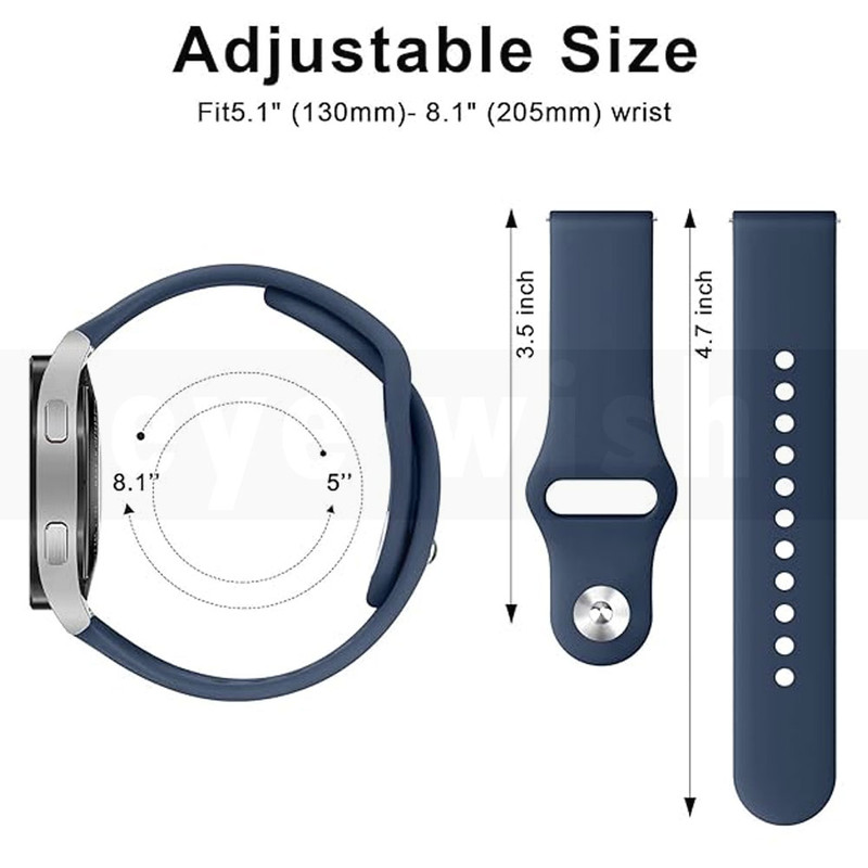 خرید بند آی ویش مدل SILIC مناسب برای ساعت هوشمند امیزفیت GTR 2 / GTR 2E / GTR 3 / GTR 3 PRO / GTR 47mm با کیفیت عالی از EYEWISH