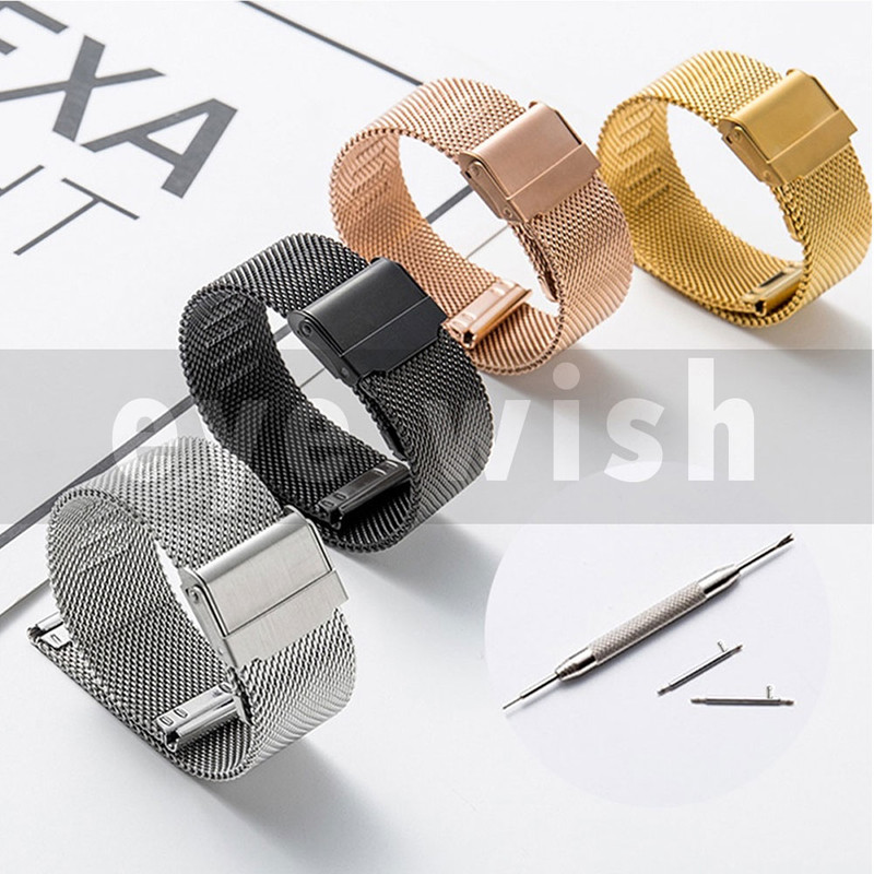 خرید بند آی ویش مدل MILANSE مناسب برای ساعت هوشمند سامسونگ 20 میلی متری Galaxy Watch Gear S2 / Gear S3 / Gear Sport / Active / Active2 با کیفیت عالی از EYEWISH