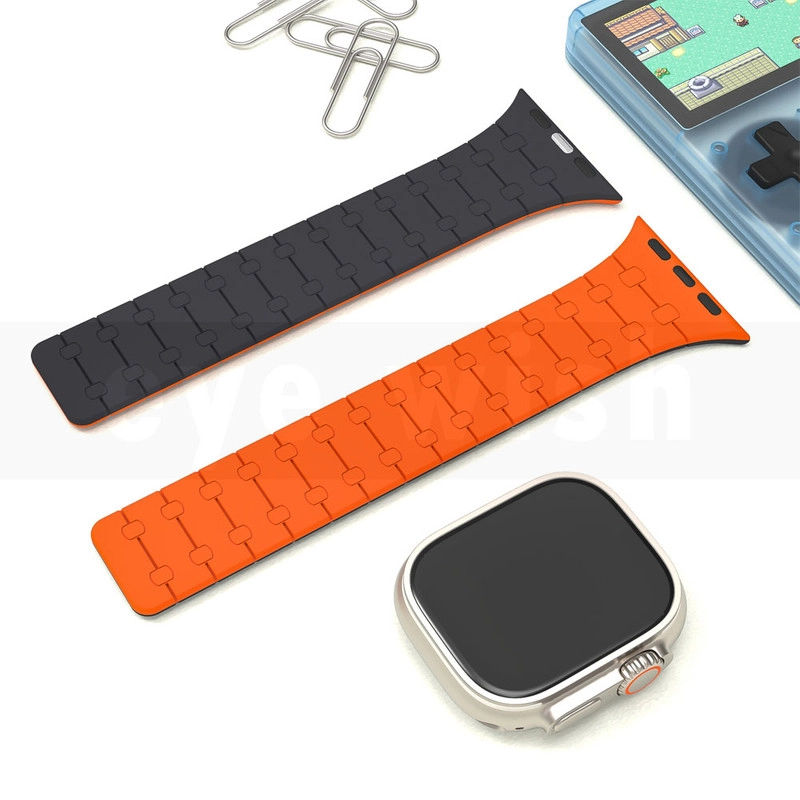 خرید بند آی ویش مدل MAGNETIC LOOP DUAL COLOR مناسب برای ساعت هوشمند اپل واچ سایز 42 / 44 / 45 میلی متر با کیفیت عالی از EYEWISH