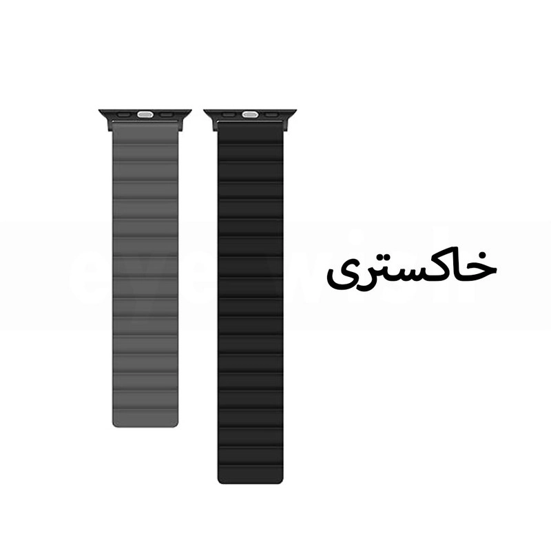 خرید بند آی ویش مدل MAGNETIC LOOP DUAL COLOR مناسب برای ساعت هوشمند اپل واچ سایز 42 / 44 / 45 میلی متر با کیفیت عالی از EYEWISH