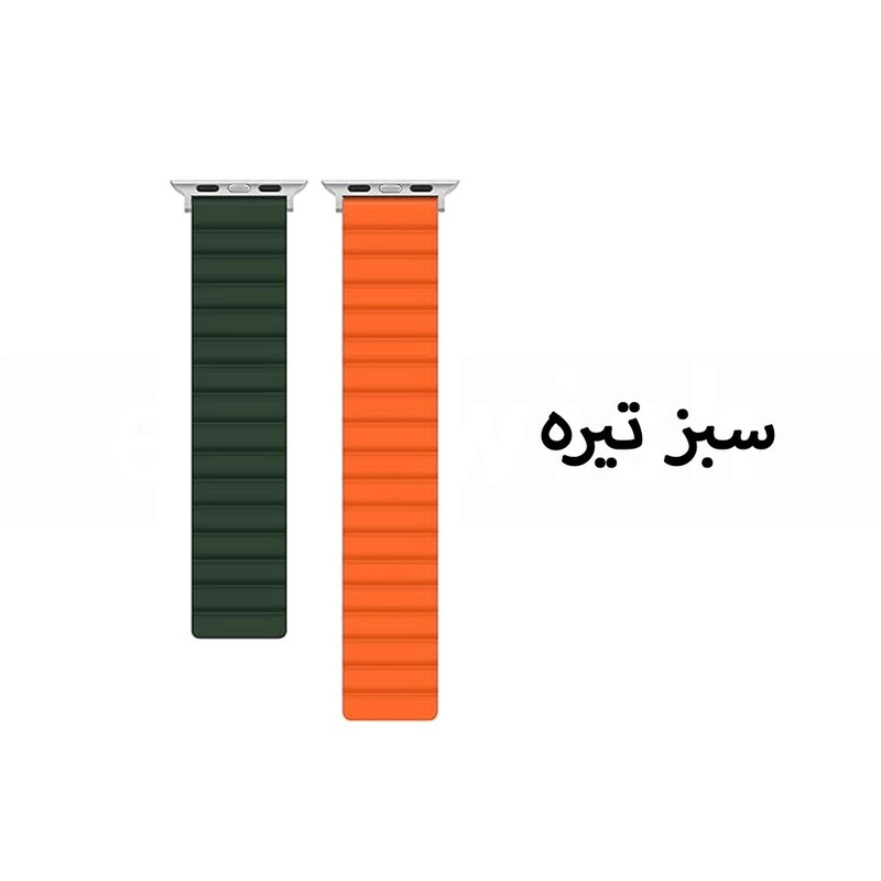 خرید بند آی ویش مدل MAGNETIC LOOP DUAL COLOR مناسب برای ساعت هوشمند اپل واچ سایز 42 / 44 / 45 میلی متر با کیفیت عالی از EYEWISH