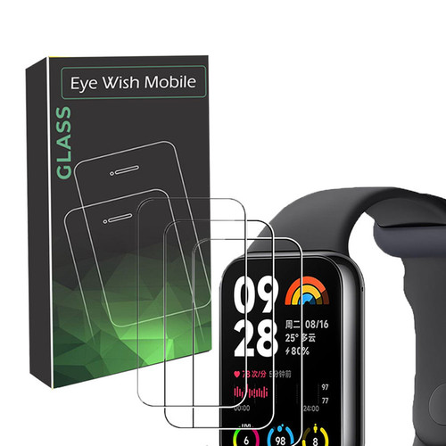 خرید محافظ صفحه نمایش آی ویش مدل SH مناسب برای ساعت هوشمند شیائومی Mi Band 8 pro بسته سه عددی با کیفیت عالی از EYEWISH