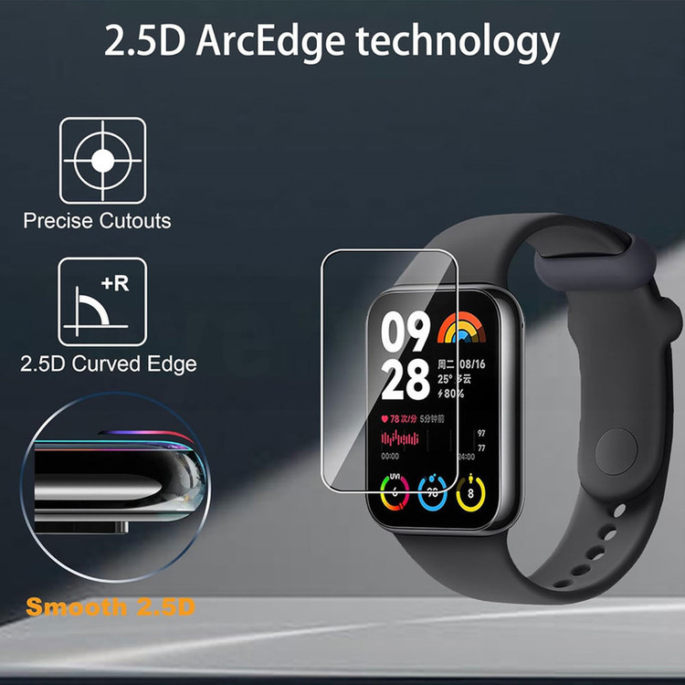 محافظ صفحه نمایش آی ویش مدل SH مناسب برای ساعت هوشمند شیائومی Mi Band 8 pro بسته سه عددی