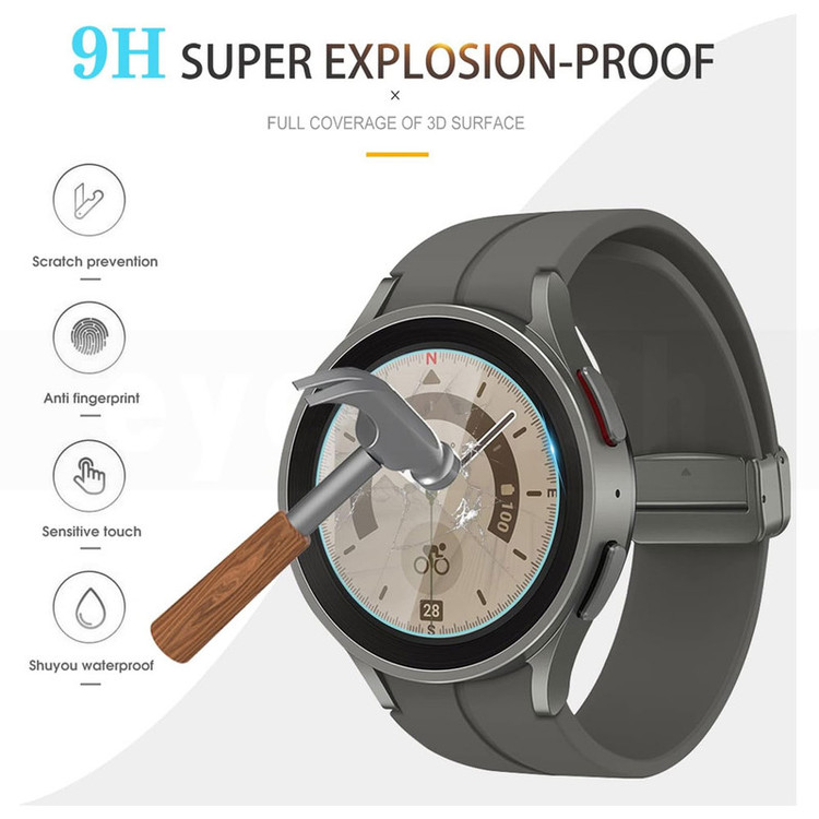 محافظ صفحه نمایش نانو آی ویش مدل PMMA مناسب برای ساعت هوشمند گلوریمی M1 PRO بسته دو عددی