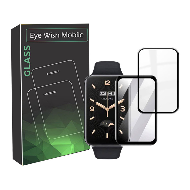خرید محافظ صفحه نمایش نانو آی ویش مدل PMMA مناسب برای ساعت هوشمند آمیزفیت AMAZFIT BAND 7 بسته دو عددی با کیفیت عالی از EYEWISH