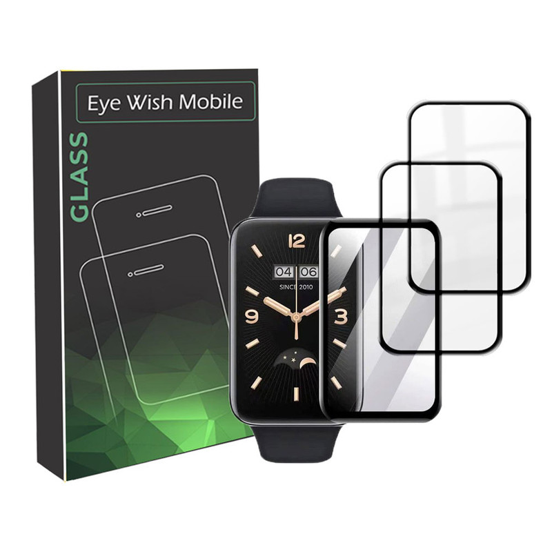 خرید محافظ صفحه نمایش نانو آی ویش مدل PMMA مناسب برای ساعت هوشمند هوآوی Hw band 7 بسته سه عددی با کیفیت عالی از EYEWISH