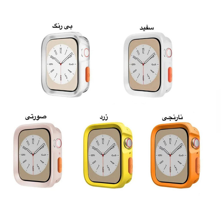 کاور آی ویش مدل Difender magnet مناسب برای اپل واچ سری se/1/2/3/4/5/6/7/8/9/se2021/se2023/seAluminum سایز 40 میلی متر به همراه بند