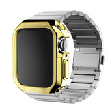 خرید بند آی ویش مدل link-one lux مناسب برای اپل واچ سری se/1/2/3/4/5/6/7/8/9/se2021/se2023/se aluminum سایز 44 میلی متر به همراه کاور با کیفیت عالی از EYEWISH