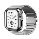 خرید بند آی ویش مدل link-one lux مناسب برای اپل واچ سری se/1/2/3/4/5/6/7/8/9/se2021/se2023/se aluminum سایز 44 میلی متر به همراه کاور با کیفیت عالی از EYEWISH