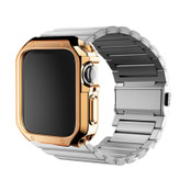 خرید بند آی ویش مدل link-one lux مناسب برای اپل واچ سری se/1/2/3/4/5/6/7/8/9/se2021/se2023/se aluminum سایز 44 میلی متر به همراه کاور با کیفیت عالی از EYEWISH