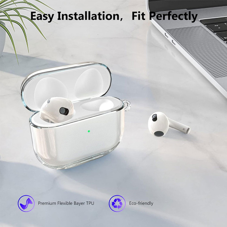کاور آی ویش مدل clear-jelly مناسب برای کیس اپل 2 airpod pro