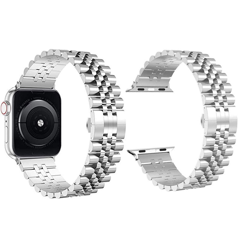 بند آی ویش مدل 5bead مناسب برای اپل واچ سری se/1/2/3/4/5/6/7/8/9/se2021/se2023/seAluminum سایز 38 میلی متر