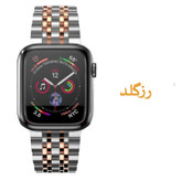 بند آی ویش مدل 7bead dual color مناسب برای اپل واچ سری se/1/2/3/4/5/6/7/8/9/se2021/se2023/seAluminum سایز 38 میلی متر