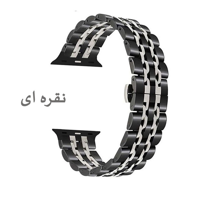 خرید بند آی ویش مدل 7bead dc-black مناسب برای اپل واچ سری se/1/2/3/4/5/6/7/8/9/se2021/se2023/seAluminum سایز 42 / 44 / 45 میلی متر با کیفیت عالی از EYEWISH