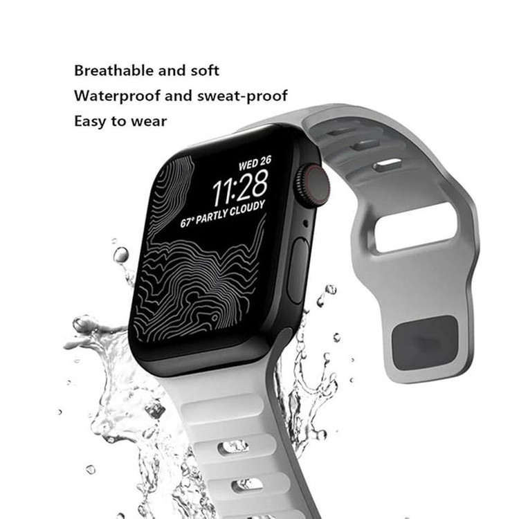 بند آی ویش مدل 1-SPIGEN SPORT مناسب برای اپل واچ سری SE/1/2/3/4/5/6/7/8/9/SE2021/SE2023/se ALUMINUM سایز 45 میلی متر