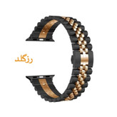 بند آی ویش مدل 5bead dc-black مناسب برای اپل واچ سری se/1/2/3/4/5/6/7/8/9/se2021/se2023/seAluminum سایز 38 میلی متر