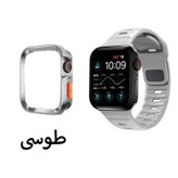 بند آی ویش مدل spigen sport-difen مناسب برای اپل واچ سری se/1/2/3/4/5/6/7/8/9/se2021/se2023/se aluminum سایز 38 میلی متر به همراه کاور دیفندر