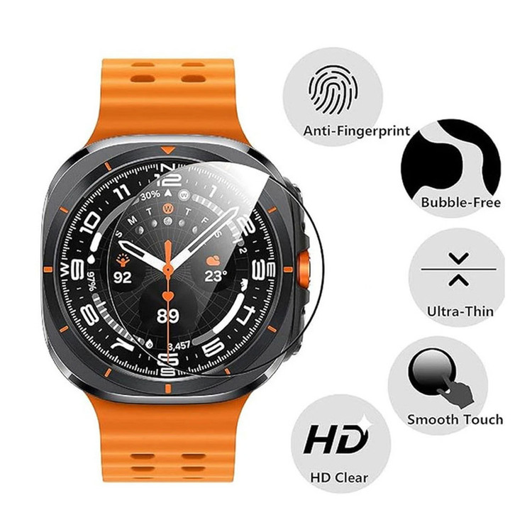 محافظ صفحه نمایش نانو آی ویش مدل PMMA مناسب برای ساعت هوشمند سامسونگ Galaxy watch Ultra 47 mm بسته سه عددی