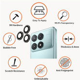 خرید محافظ لنز دوربین آی ویش مدل رینگی نگین دار مناسب برای گوشی موبایل شیائومی Poco X6 Pro با کیفیت عالی از EYEWISH