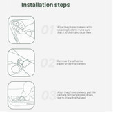 خرید محافظ لنز دوربین آی ویش مدل رینگی نگین دار مناسب برای گوشی موبایل شیائومی Redmi Note 13 5g با کیفیت عالی از EYEWISH