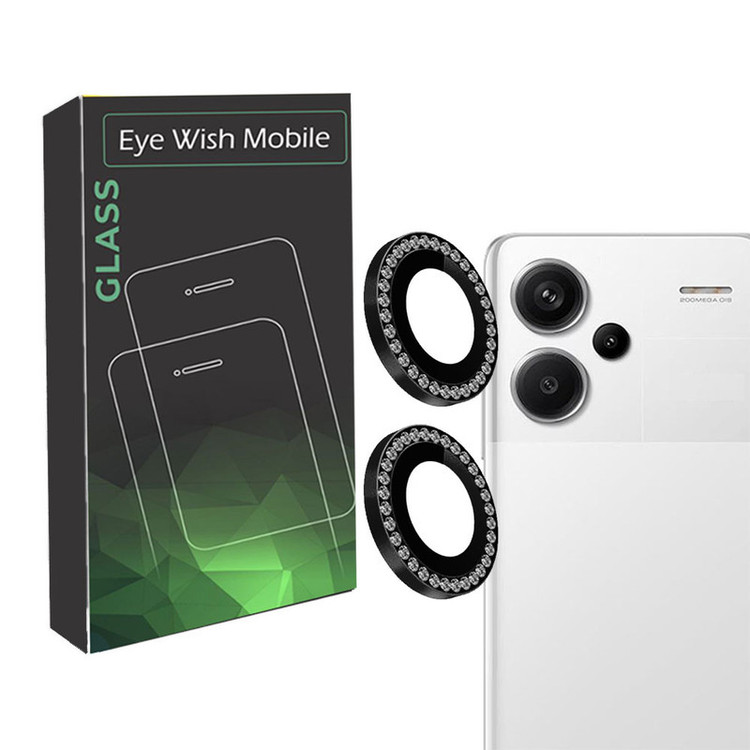 خرید محافظ لنز دوربین آی ویش مدل رینگی نگین دار مناسب برای گوشی موبایل شیائومی Redmi Note 13 Pro Plus با کیفیت عالی از EYEWISH