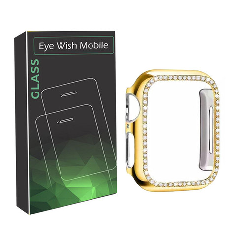 خرید کاور آی ویش مدل Diamond bumper مناسب برای اپل واچ سری se/1/2/3/4/5/6/7/8/9/se2021/se2023/seAluminum سایز 42 میلی متر با کیفیت عالی از EYEWISH