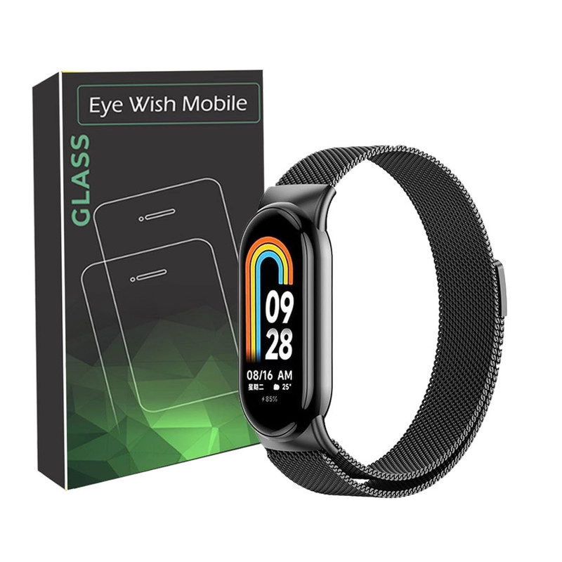 خرید بند آی ویش مدل MILANSE مناسب برای ساعت هوشمند شیائومی Mi Band 9 با کیفیت عالی از EYEWISH