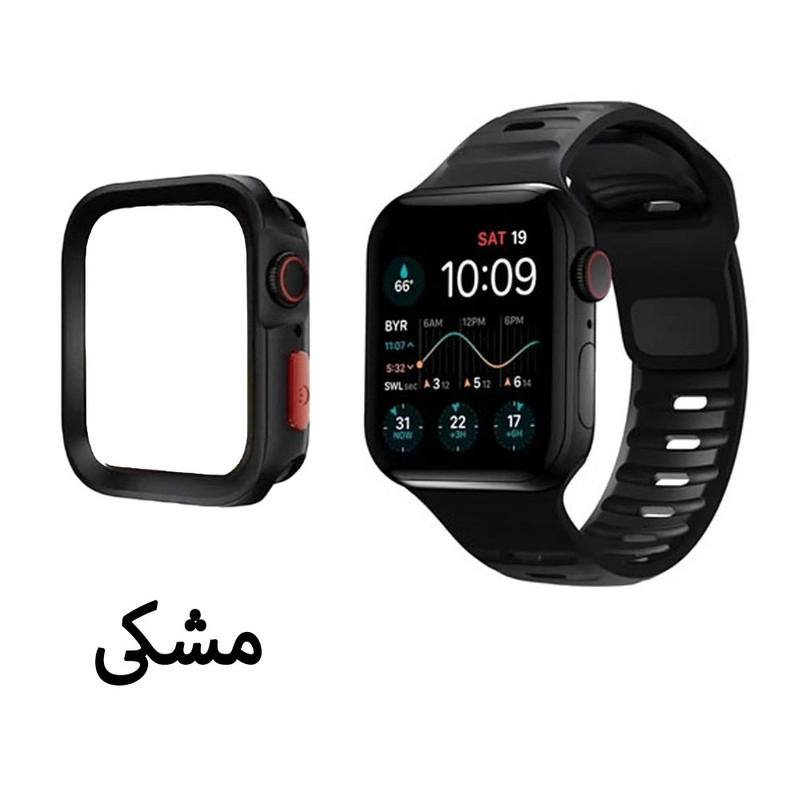خرید بند آی ویش مدل spigen sport-difen مناسب برای اپل واچ سری se/1/2/3/4/5/6/7/8/9/se2021/se2023/se aluminum سایز 42 / 44 / 45 میلی متر به همراه کاور دیفندر با کیفیت عالی از EYEWISH