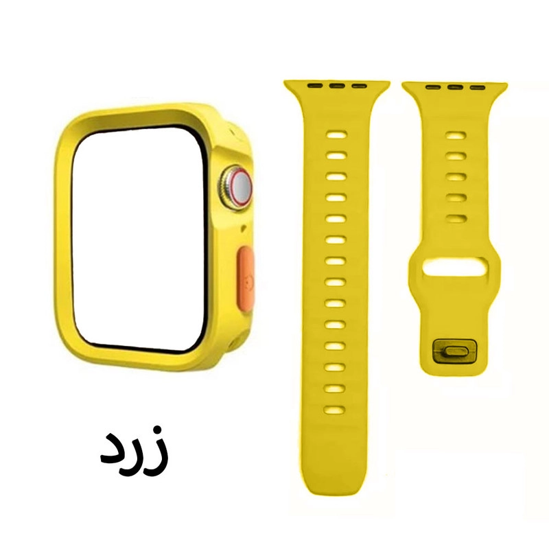 خرید بند آی ویش مدل spigen sport-difen مناسب برای اپل واچ سری se/1/2/3/4/5/6/7/8/9/se2021/se2023/se aluminum سایز 42 / 44 / 45 میلی متر به همراه کاور دیفندر با کیفیت عالی از EYEWISH