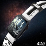 خرید بند آی ویش مدل استار وارز سفید مناسب برای تمامی سری های اپل واچ سایز 42/44/45/45/49 میلی متری با کیفیت عالی از EYEWISH