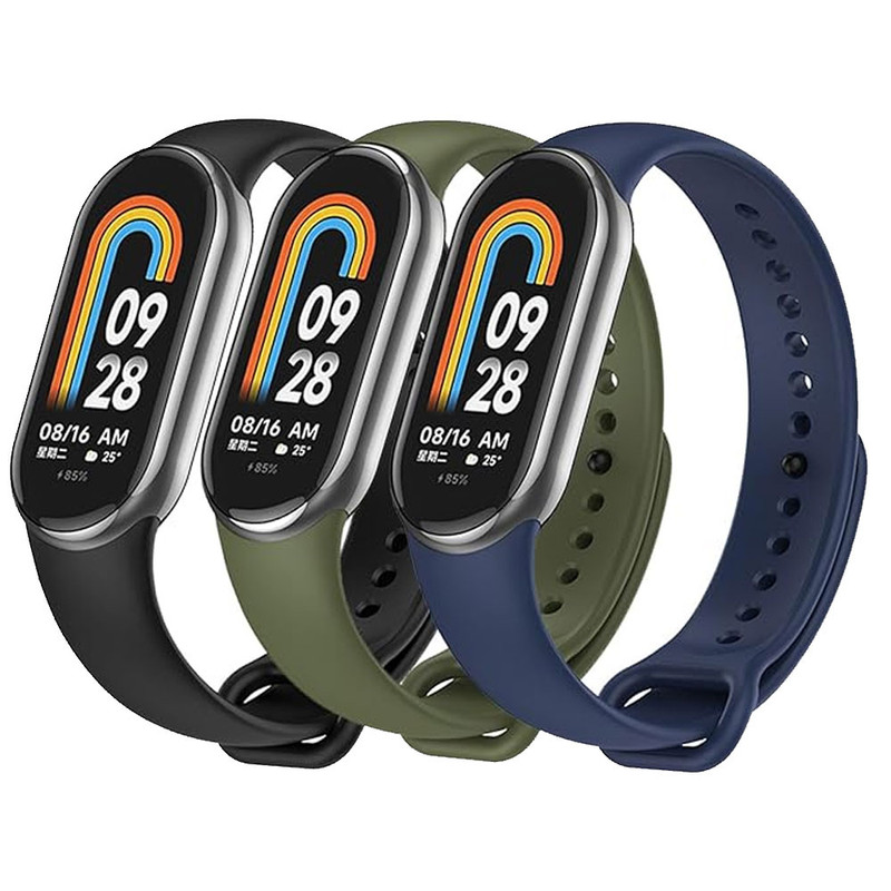 بند آی ویش مدل Silicone ORG مناسب برای ساعت هوشمند شیائومی Mi Band 8