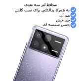 خرید محافظ لنز دوربین آی ویش مدل 3D مناسب برای گوشی موبایل شیائومی Poco X6 Pro با کیفیت عالی از EYEWISH