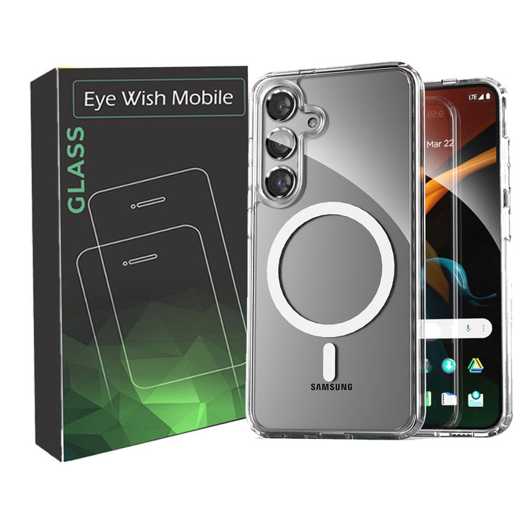 خرید کاور آی ویش مدل Clear magsafe مناسب برای گوشی موبایل سامسونگ Galaxy S24 Fe با کیفیت عالی از EYEWISH