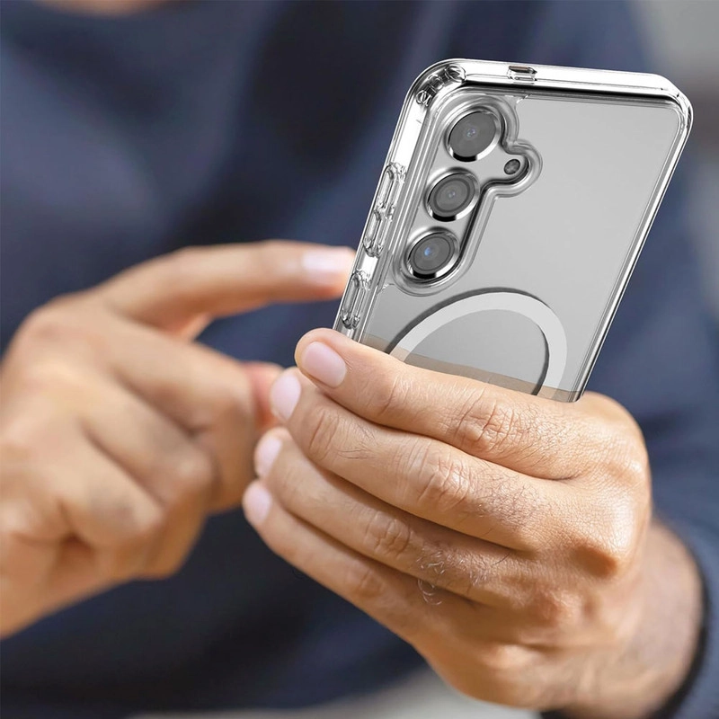 خرید کاور آی ویش مدل Clear magsafe مناسب برای گوشی موبایل سامسونگ Galaxy S24 Fe با کیفیت عالی از EYEWISH