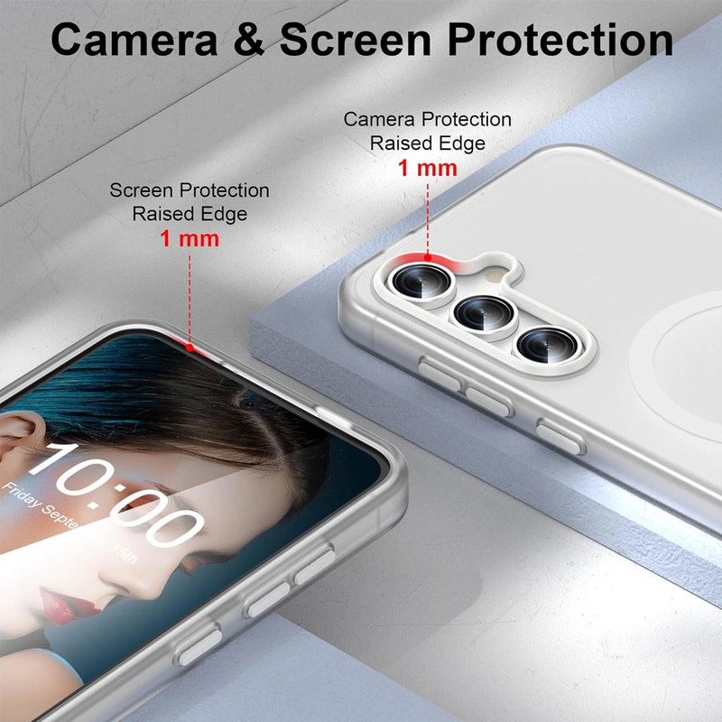 خرید کاور آی ویش مدل Clear magsafe مناسب برای گوشی موبایل سامسونگ Galaxy S24 Fe با کیفیت عالی از EYEWISH