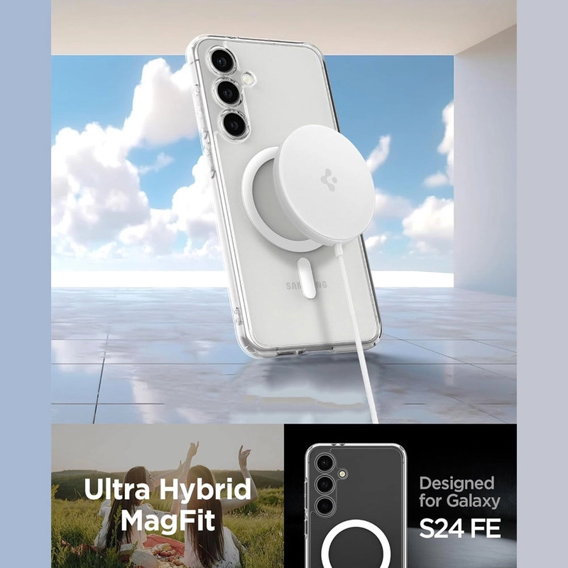 کاور آی ویش مدل Clear magsafe مناسب برای گوشی موبایل سامسونگ Galaxy S24 Fe