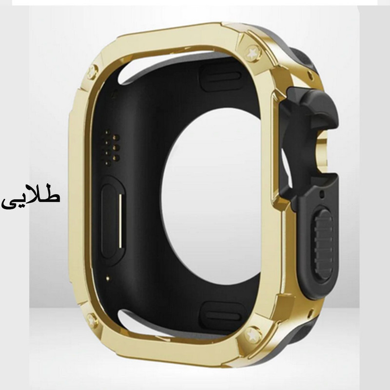 کاور آی ویش مدل Case Star مناسب برای اپل واچ سری Se/1/2/3/4/5/6/7/8/9/2021/2023/AluminumCase سایز 45 میلی متری