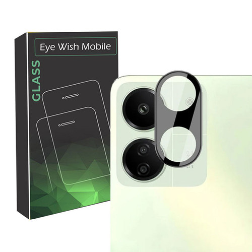 خرید محافظ لنز دوربین آی ویش مدل 3D مناسب برای گوشی موبایل شیائومی Redmi 13C / poco C65 با کیفیت عالی از EYEWISH