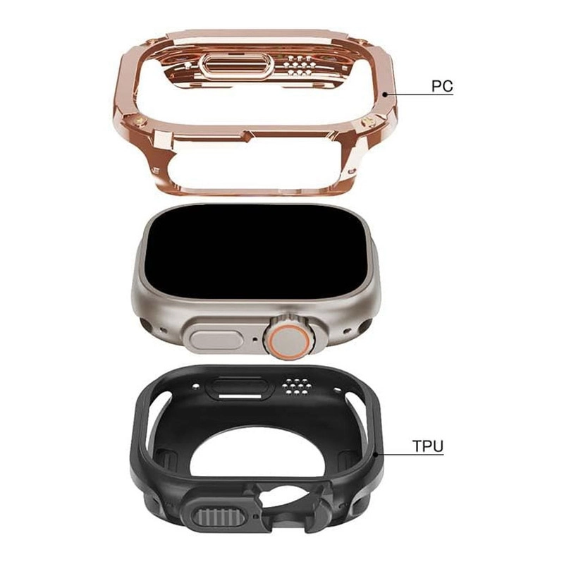 خرید کاور آی ویش مدل Case Star مناسب برای اپل واچ اولترا Ultra / Ultra 2 49 mm با کیفیت عالی از EYEWISH