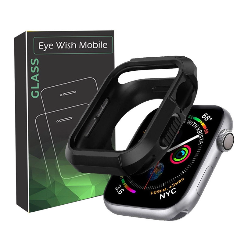 خرید کاور آی ویش مدل  Bumper Silicon مناسب برای اپل واچ سری 10 سایز 46 میلی متری با کیفیت عالی از EYEWISH
