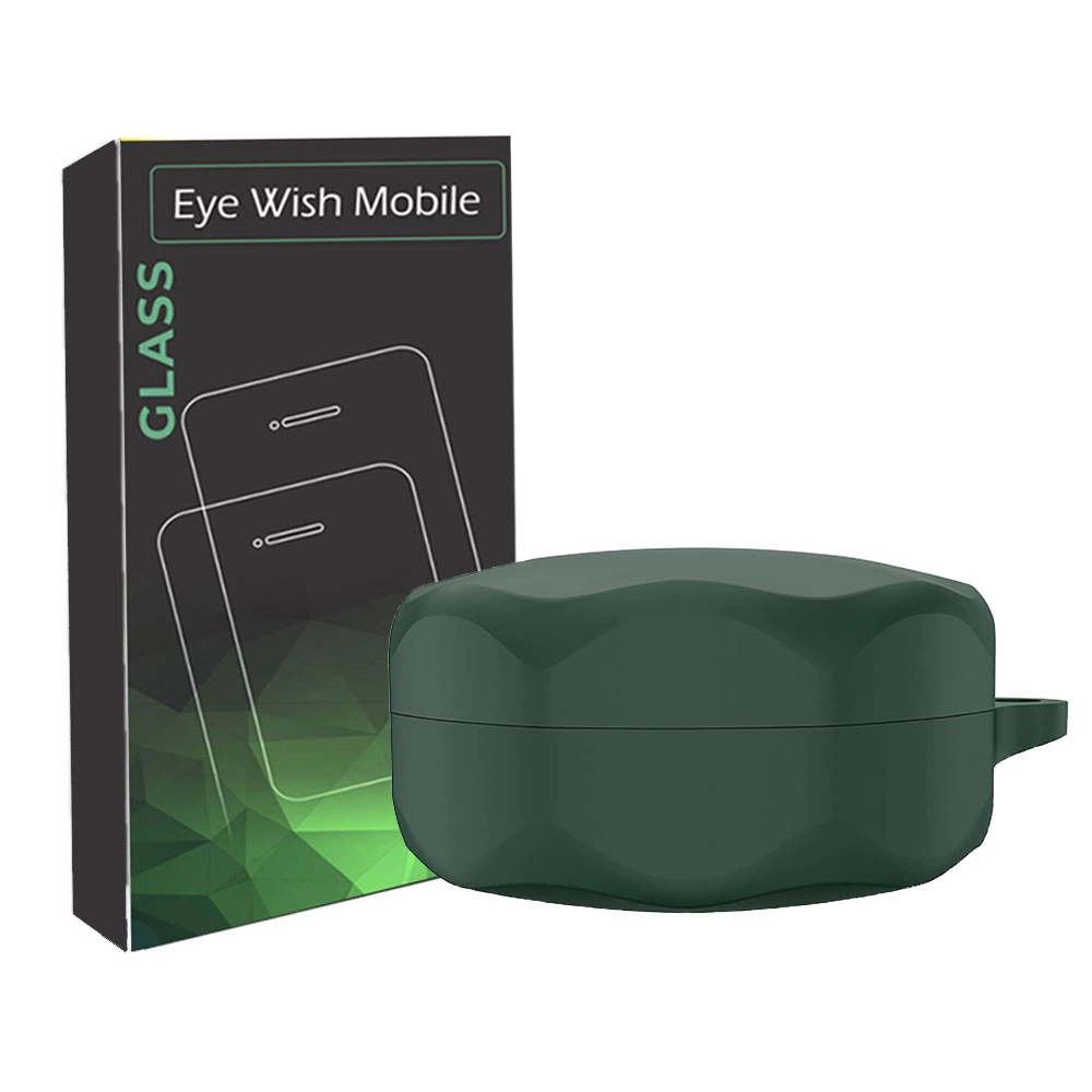 خرید کاور آی ویش مدل Silicone-Type مناسب برای کیس هدفون بی سیم کیو سی وای QCY Fairy Buds با کیفیت عالی از EYEWISH