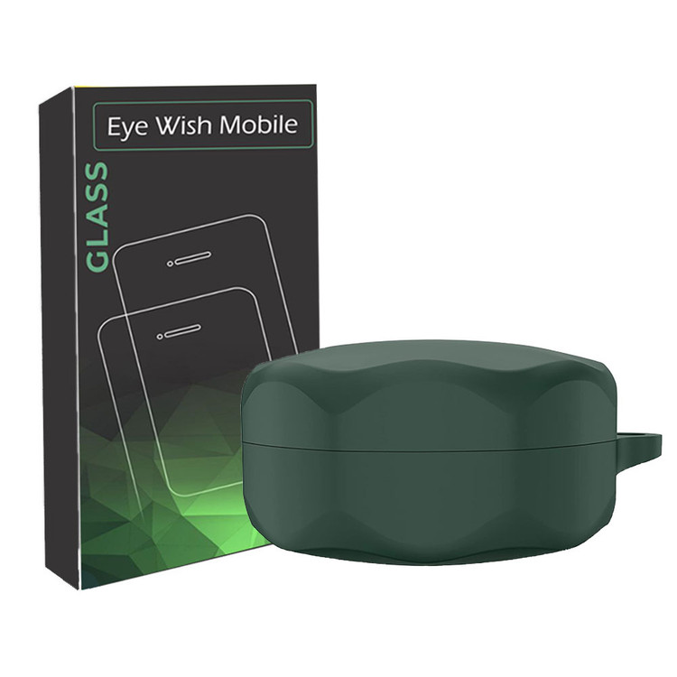 خرید کاور آی ویش مدل Silicone-Type مناسب برای کیس هدفون بی سیم کیو سی وای QCY Fairy Buds با کیفیت عالی از EYEWISH