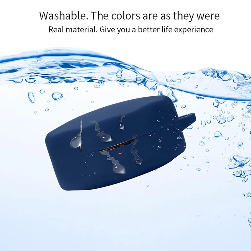خرید کاور آی ویش مدل Silicone-Type مناسب برای کیس هدفون بی سیم کیو سی وای QCY Fairy Buds با کیفیت عالی از EYEWISH