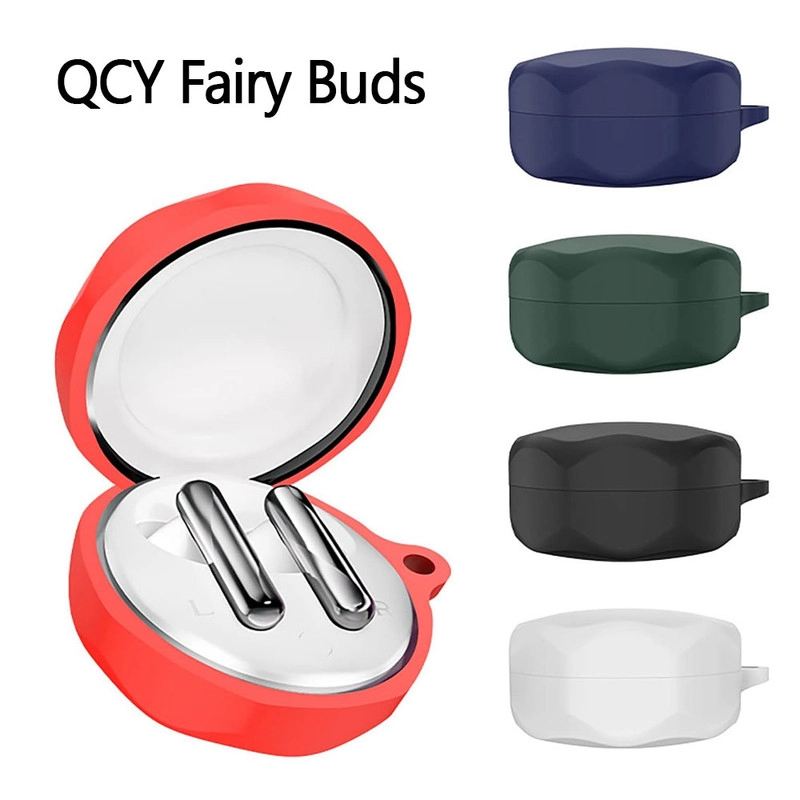 خرید کاور آی ویش مدل Silicone-Type مناسب برای کیس هدفون بی سیم کیو سی وای QCY Fairy Buds با کیفیت عالی از EYEWISH